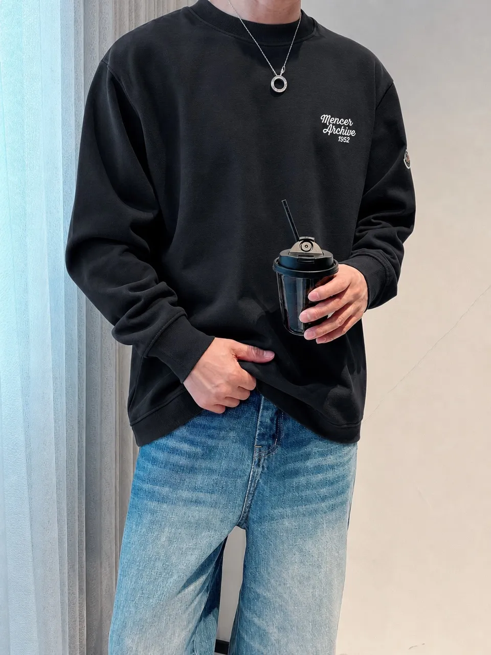 Moncle* logo 《 》 380 ， ， Same Style ， : Black White Coffee Brown Size：S（90-130 ） M（125-150 ） L（135-165 ） XL（160-190 ） XXL（185-220 ）